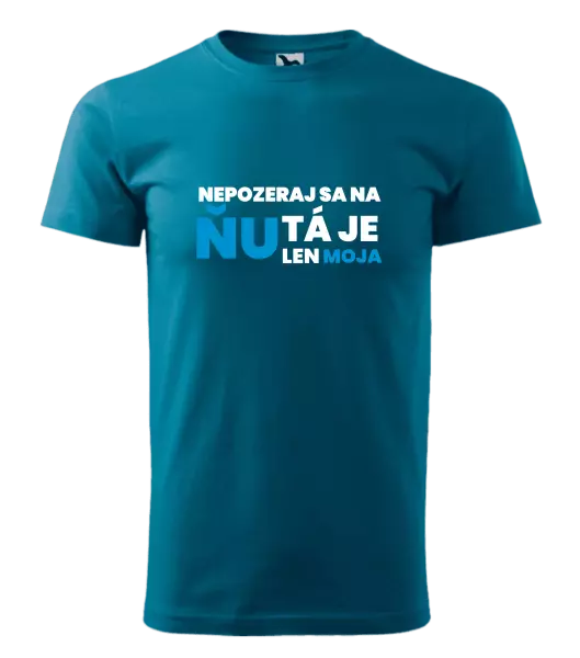 Pánske tričko Nedívej se na ni - kopie