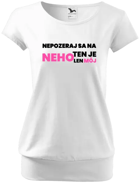 Dámske tričko Nedívej se na něj - kopie