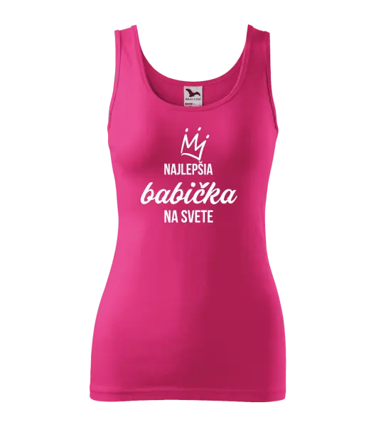 Dámske tielko Nejlepší babička na světě - korunka - kopie