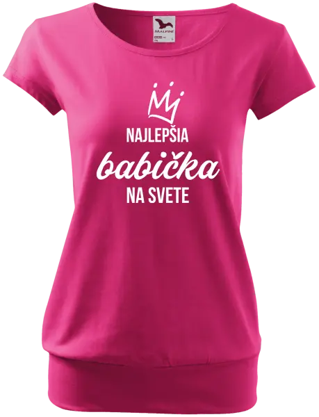 Dámske tričko Nejlepší babička na světě - korunka - kopie