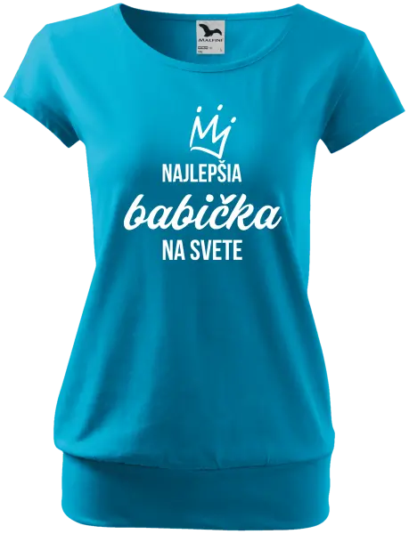 Dámske tričko Nejlepší babička na světě - korunka - kopie