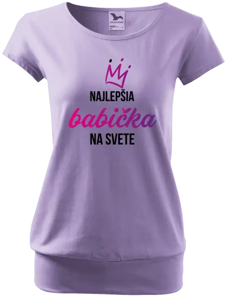 Dámske tričko Nejlepší babička na světě - korunka - kopie