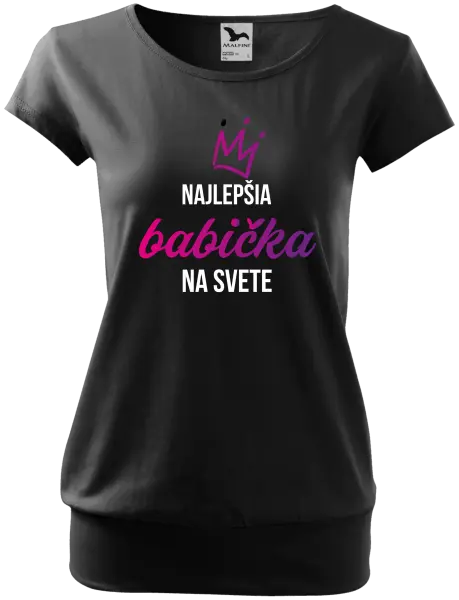 Dámske tričko Nejlepší babička na světě - korunka - kopie