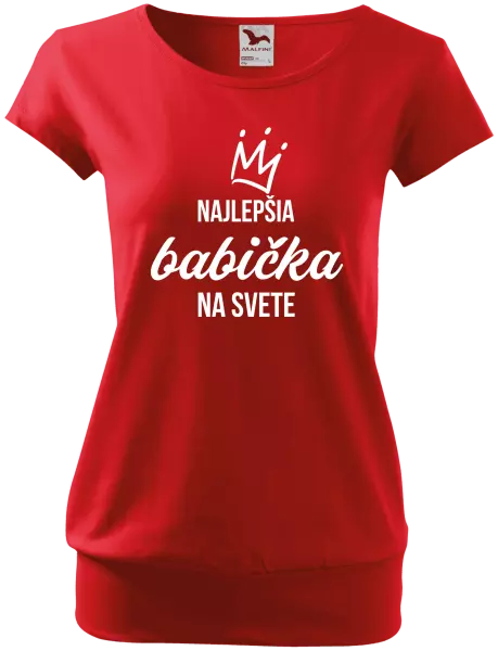 Dámske tričko Nejlepší babička na světě - korunka - kopie