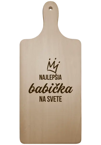 Doštička Nejlepší babička na světě - korunka - kopie