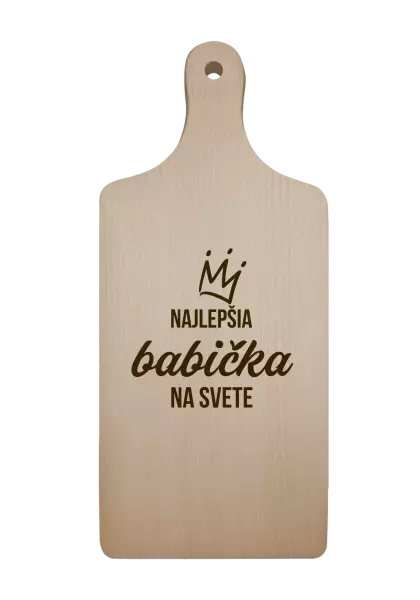 Doštička Nejlepší babička na světě - korunka - kopie
