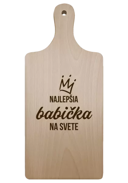 Doštička Nejlepší babička na světě - korunka - kopie