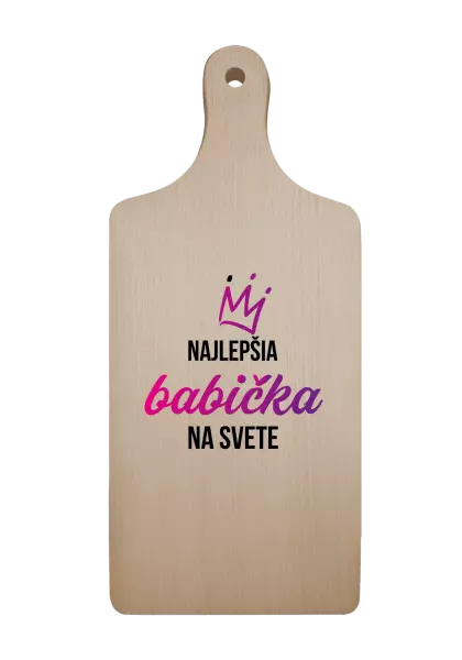 Doštička Nejlepší babička na světě - korunka - kopie