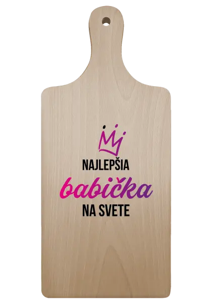 Doštička Nejlepší babička na světě - korunka - kopie