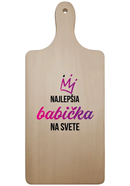 Doštička Nejlepší babička na světě - korunka - kopie