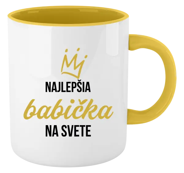 Hrnček  Nejlepší babička na světě - korunka - kopie