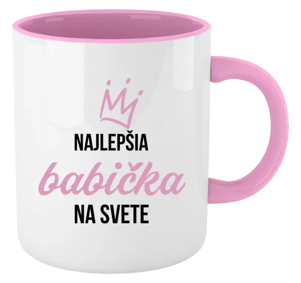 Hrnček  Nejlepší babička na světě - korunka - kopie