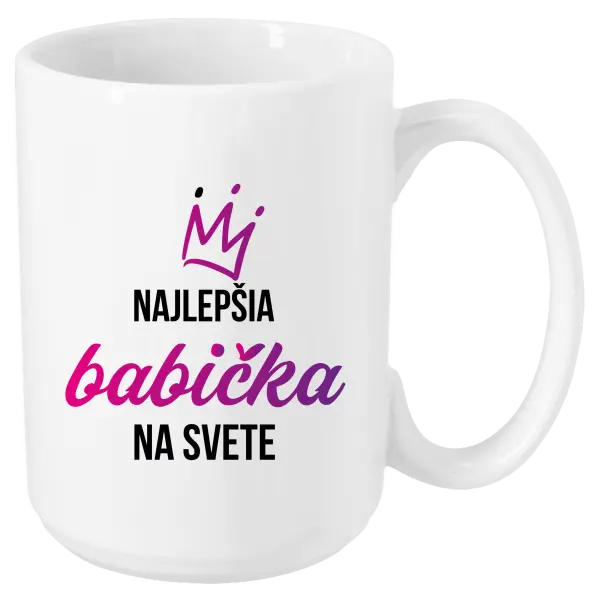 Hrnček Nejlepší babička na světě - korunka - kopie