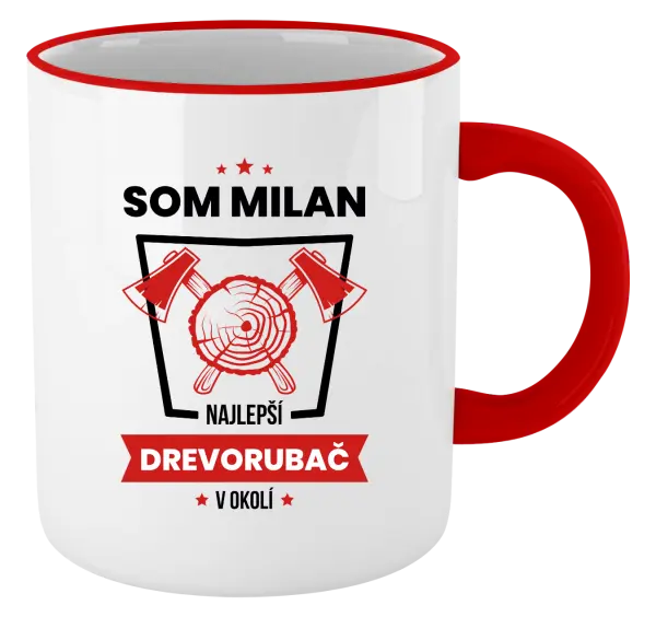 Hrnček Najlepší v okolí - drevorubač