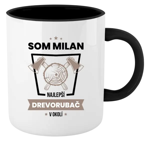 Hrnček  Najlepší v okolí - drevorubač