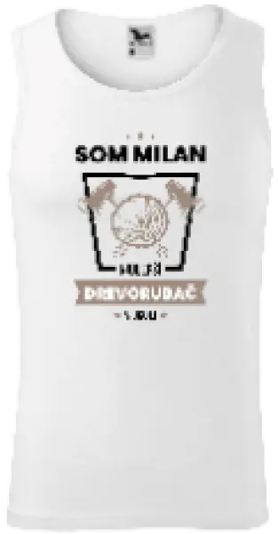 Pánske tielko Najlepší v okolí - drevorubač