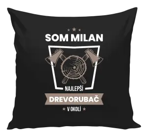 Vankúš Najlepší v okolí - drevorubač