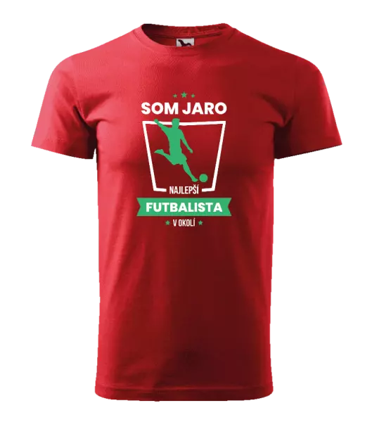 Pánske tričko Najlepší v okolí - futbalista