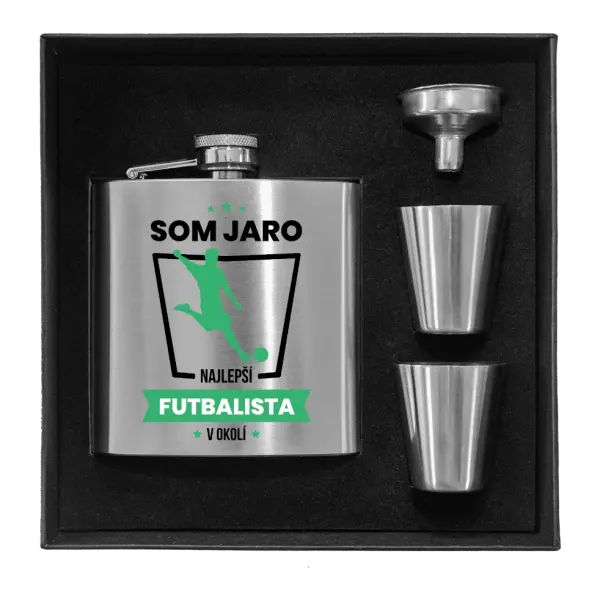 Ploskačka v krabičke Najlepší v okolí - futbalista