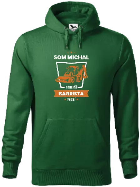 Pánska mikina Nejlepší v okolí - bagrista - kopie