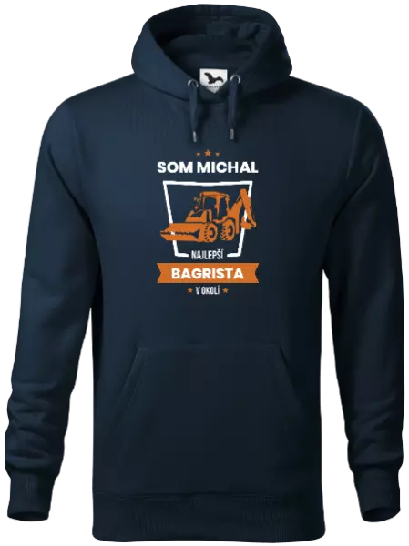 Pánska mikina Nejlepší v okolí - bagrista - kopie