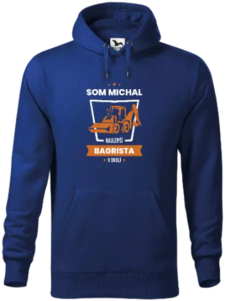 Pánska mikina Nejlepší v okolí - bagrista - kopie
