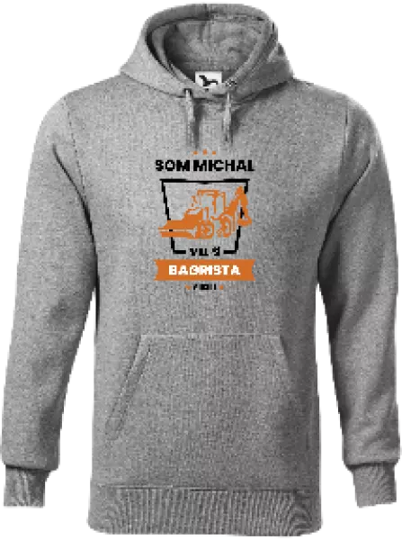 Pánska mikina Nejlepší v okolí - bagrista - kopie