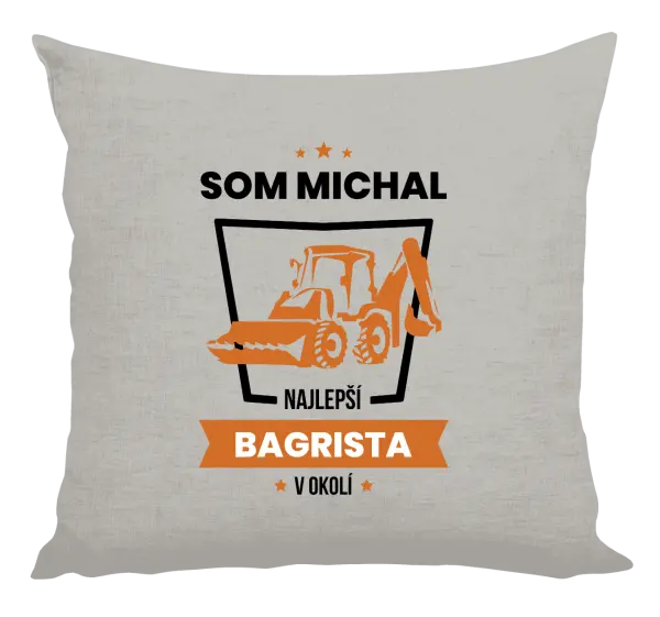 Vankúš Nejlepší v okolí - bagrista - kopie