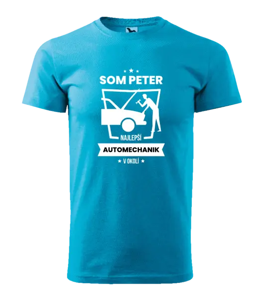 Pánske tričko Nejlepší v okolí - automechanik - kopie