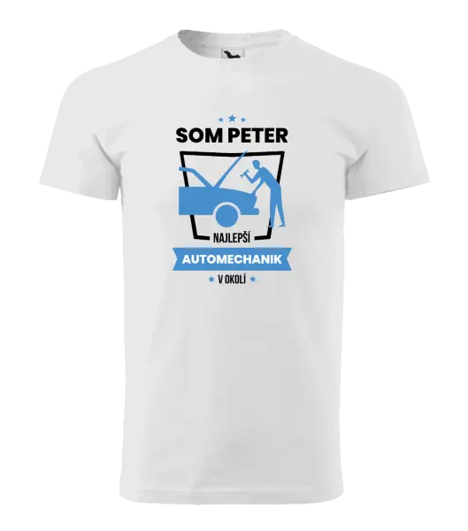 Pánske tričko Nejlepší v okolí - automechanik - kopie
