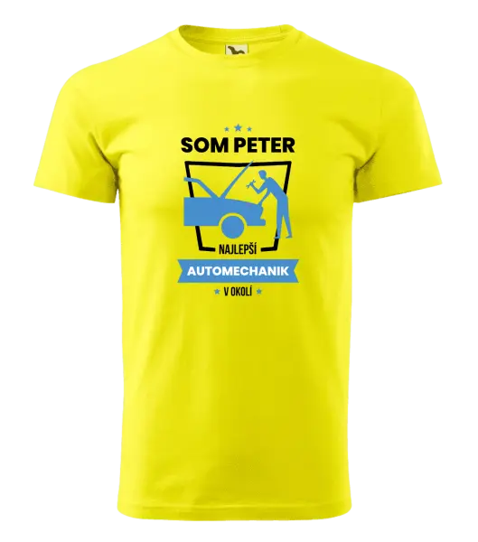 Pánske tričko Nejlepší v okolí - automechanik - kopie