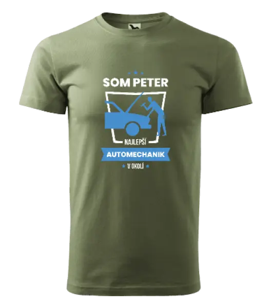 Pánske tričko Nejlepší v okolí - automechanik - kopie