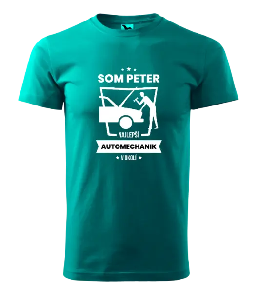 Pánske tričko Nejlepší v okolí - automechanik - kopie