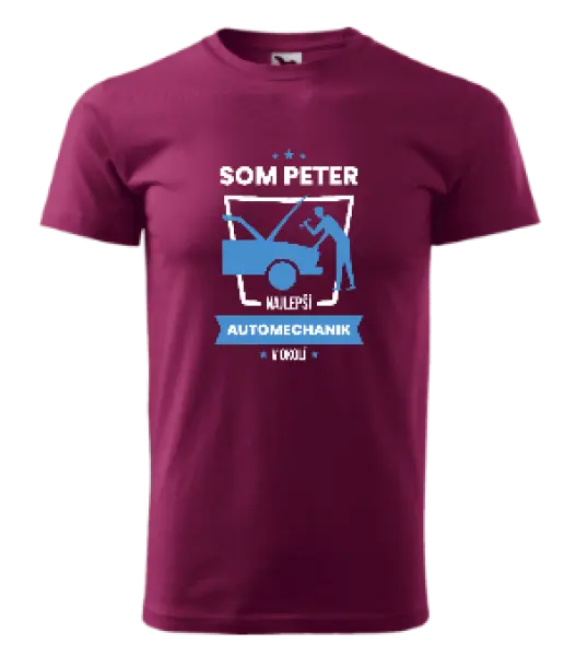 Pánske tričko Nejlepší v okolí - automechanik - kopie