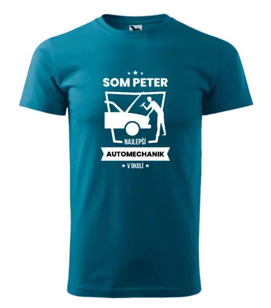 Pánske tričko Nejlepší v okolí - automechanik - kopie
