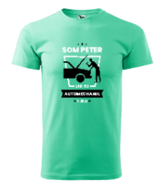 Pánske tričko Nejlepší v okolí - automechanik - kopie