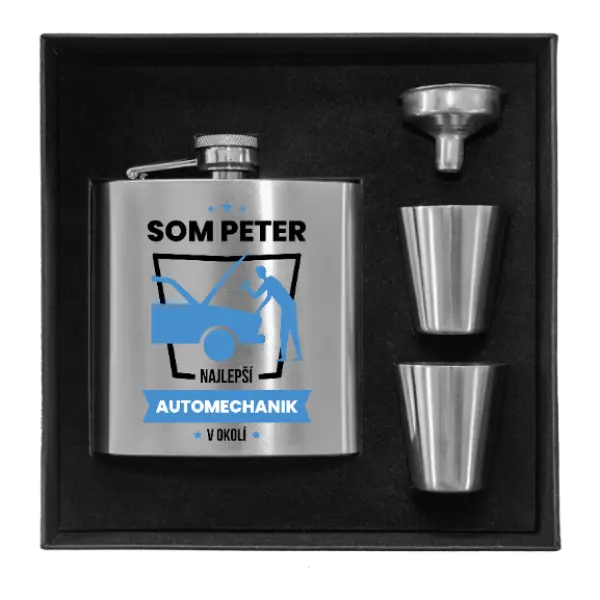 Ploskačka v krabičke Najlepší v okolí - automechanik