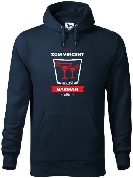 Pánska mikina Najlepší v okolí - barman