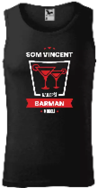 Pánske tielko Najlepší v okolí - barman