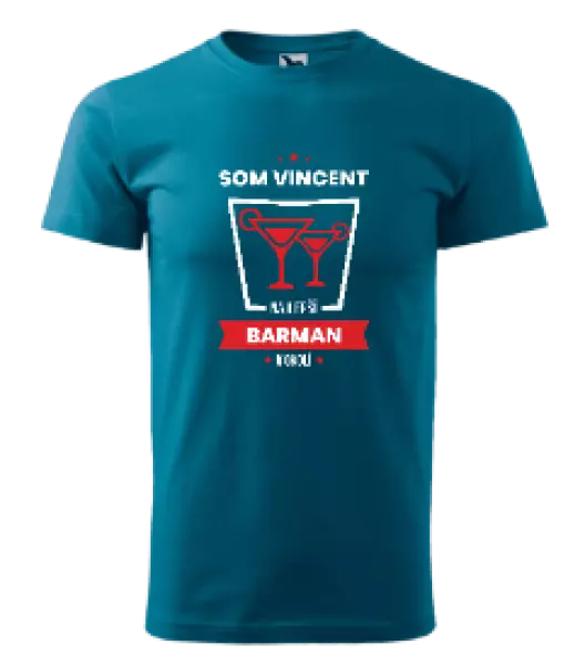 Pánske tričko Najlepší v okolí - barman