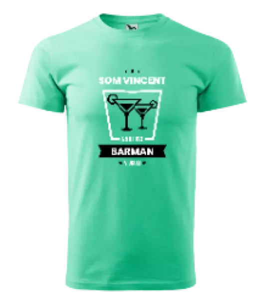 Pánske tričko Najlepší v okolí - barman