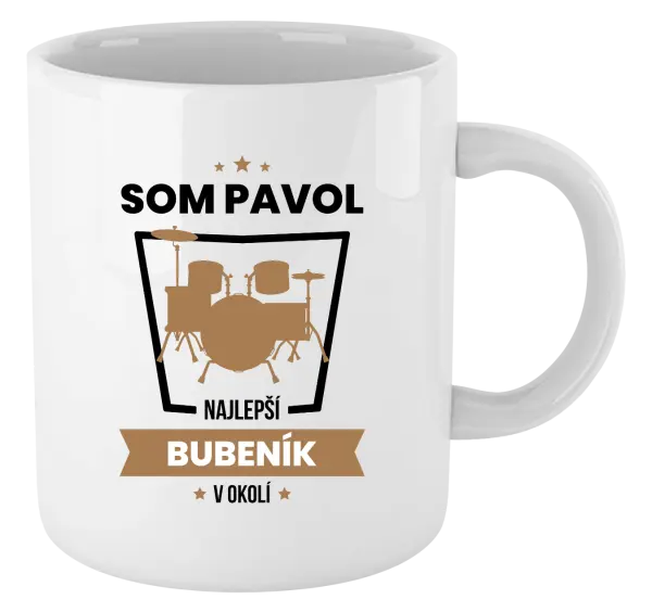 Hrnček Nejlepší v okolí - bubeník - kopie