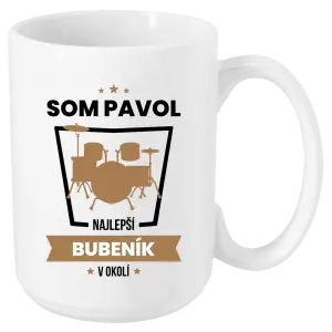 Hrnček Nejlepší v okolí - bubeník - kopie