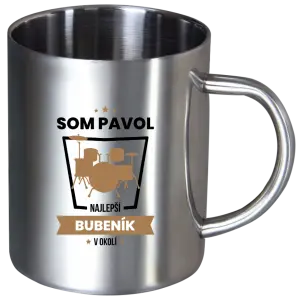 Nerezový hrnček Nejlepší v okolí - bubeník - kopie