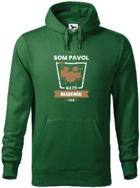 Pánska mikina Nejlepší v okolí - bubeník - kopie