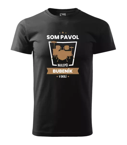 Pánske tričko Nejlepší v okolí - bubeník - kopie