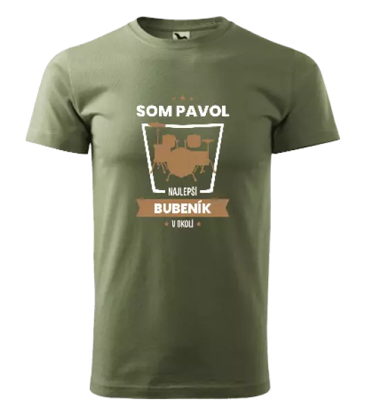 Pánske tričko Nejlepší v okolí - bubeník - kopie