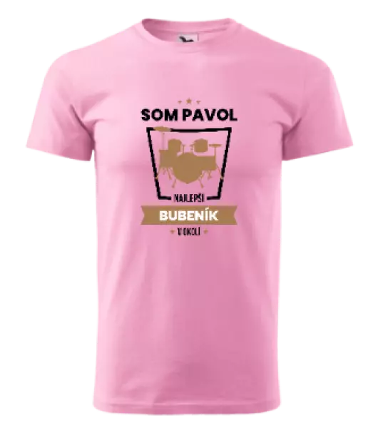 Pánske tričko Nejlepší v okolí - bubeník - kopie