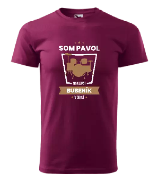 Pánske tričko Nejlepší v okolí - bubeník - kopie