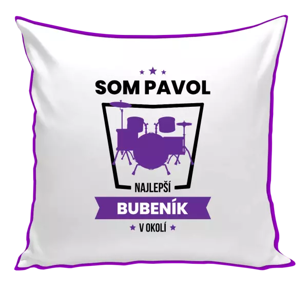 Vankúš Nejlepší v okolí - bubeník - kopie